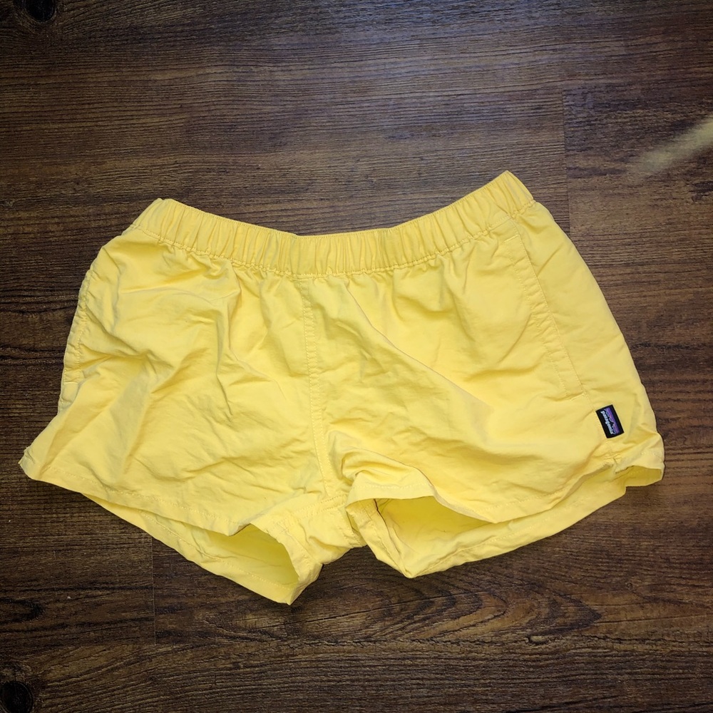Yellow Patagonia Barely Baggies